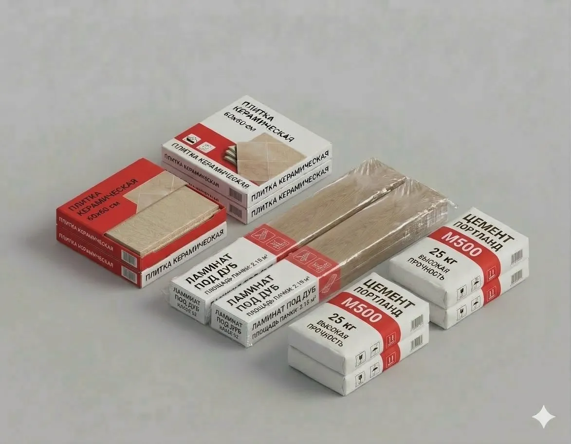 Вес материалов